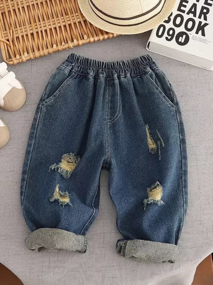 Джинсы для малышей мом